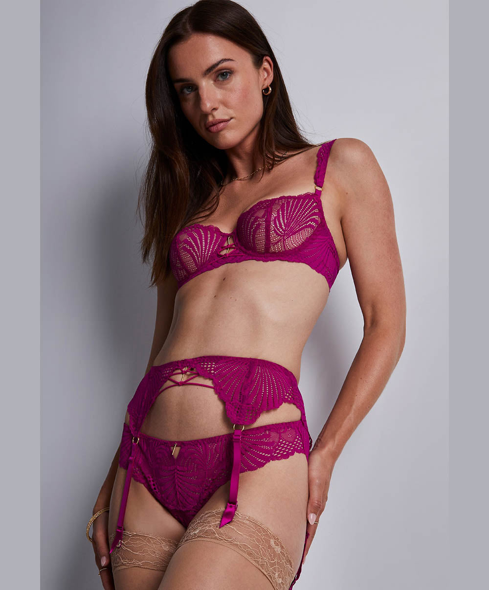 Porte-jarretelles Rhythm of desire Radiant pink Aubade 2A50-RADI