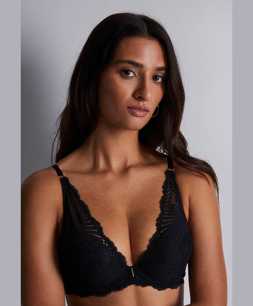 Soutien-gorge foulard plongeant Rythm of desire Noir Aubade 2AN81-NOIR