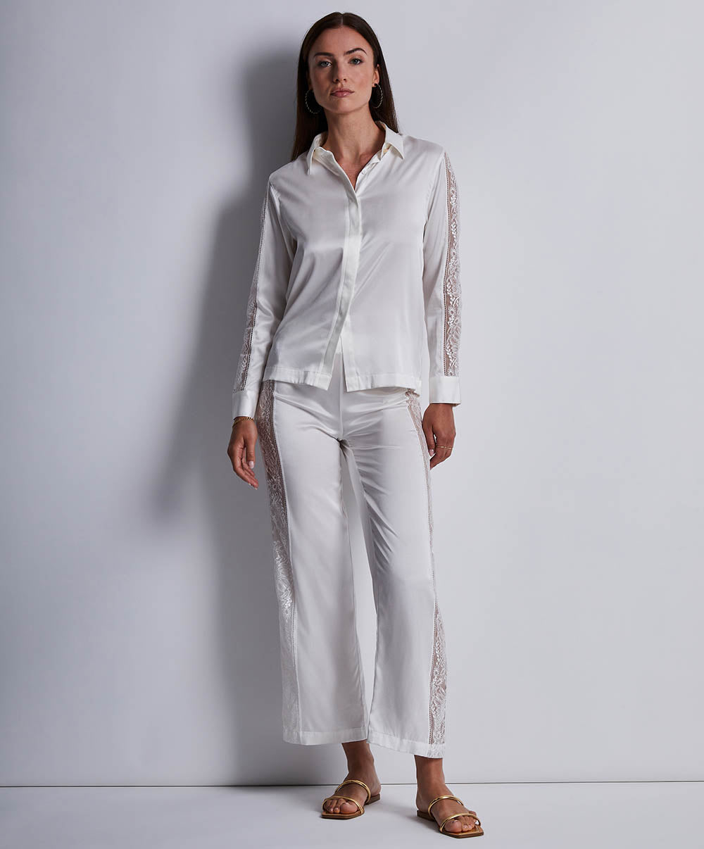 Chemisier soie Midnight whisper Opale Aubade 2S44-OPAL