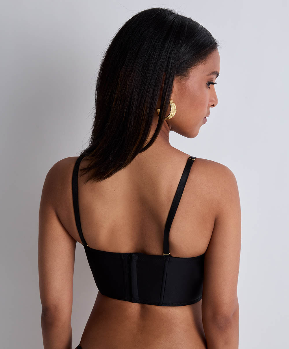 Soutien-gorge bustier Voodoo kiss Millenium black Aubade 3D36-MIBL