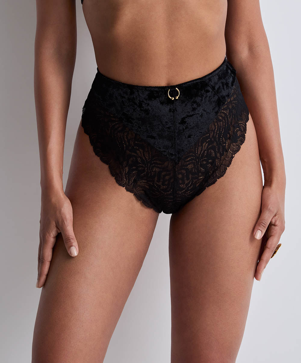Culotte très haute The night before Black bird Aubade 3I25-BLAB