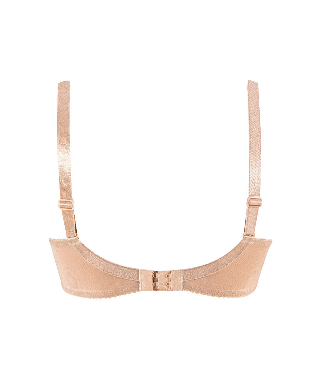 Soutien-gorge coque grande taille Lise Charmel Dressing Floral ambre nacre BCC8188-AN