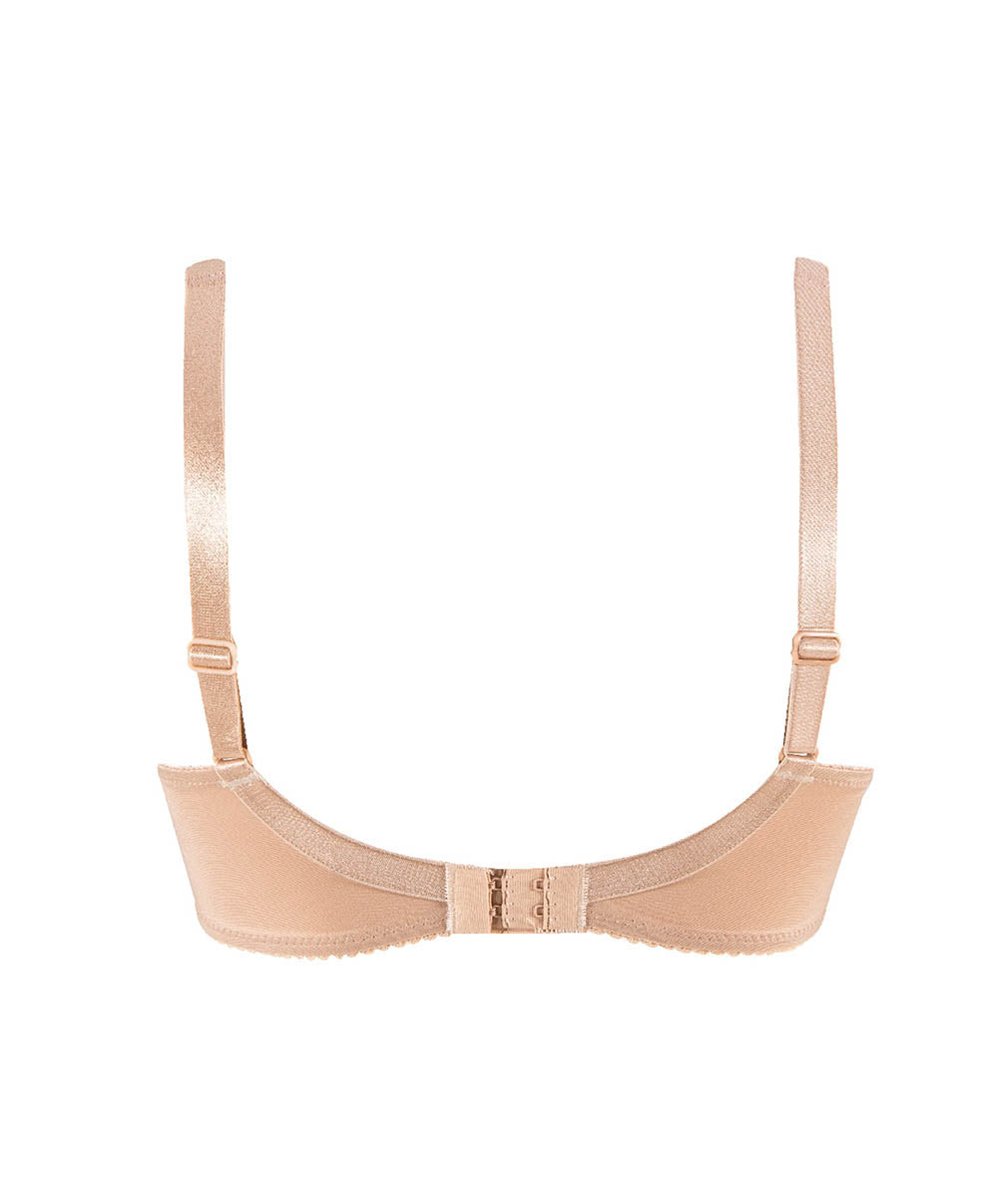 Soutien-gorge coque grande taille Lise Charmel Dressing Floral ambre nacre BCC8188-AN