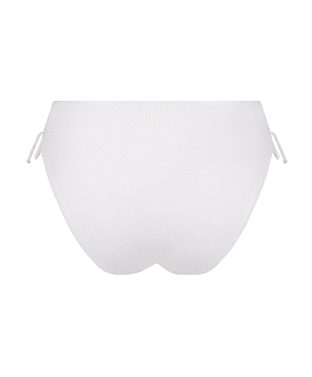 Bas de maillot de bain slip à coulisses La Muse des Vagues blanc Antigel Bain FBB0626-VB 100