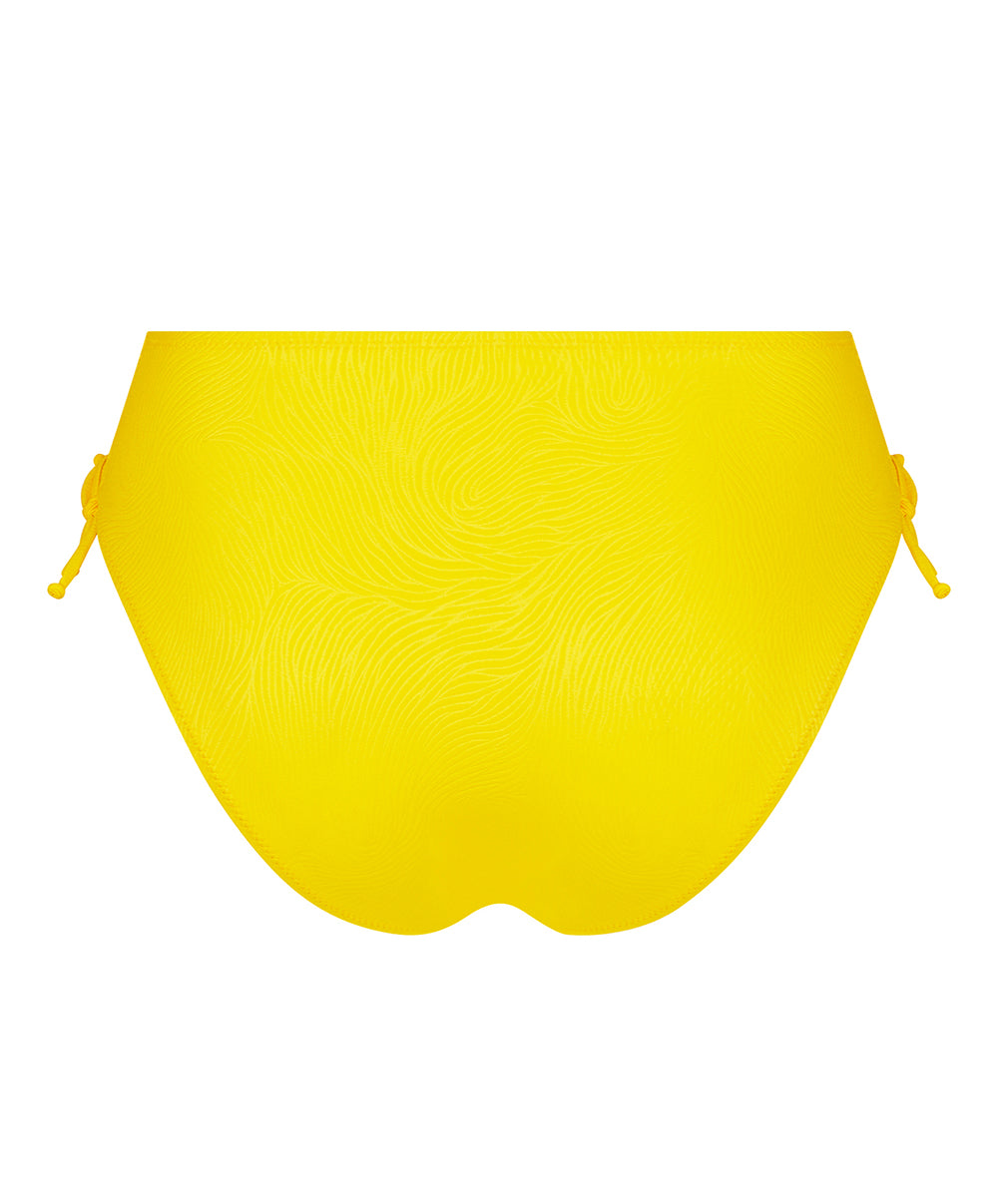 Bas de maillot de bain slip à coulisses La Muse des Vagues jaune Antigel Bain FBB0626-JA 100