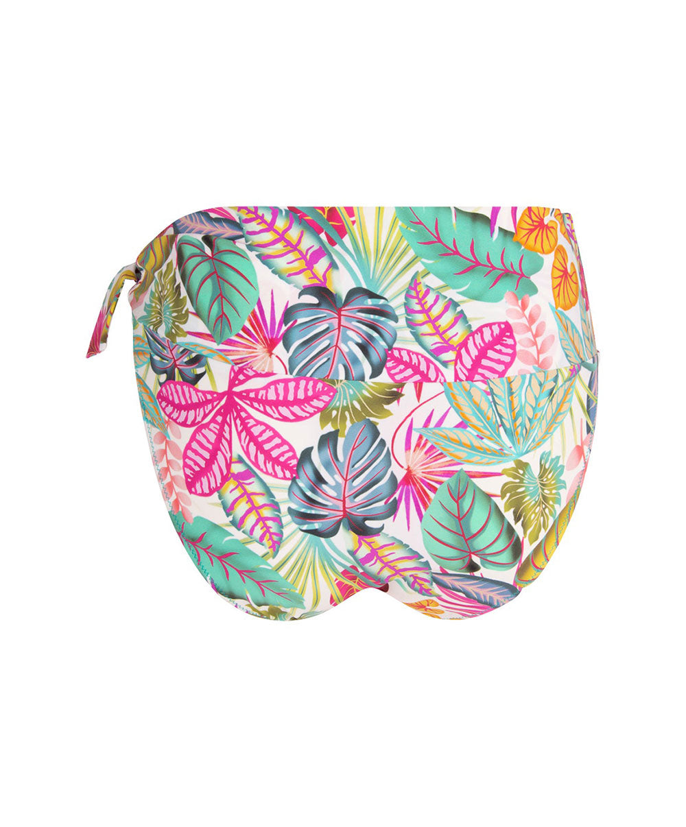 Bas de maillot de bain slip à revers La Muse des Îles multicolore Antigel Bain FBB0366-IP