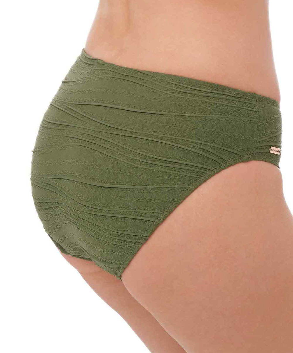 Bas de maillot de bain mi couvrant Fantasie swim Beach waves Olive FS502272-OLE