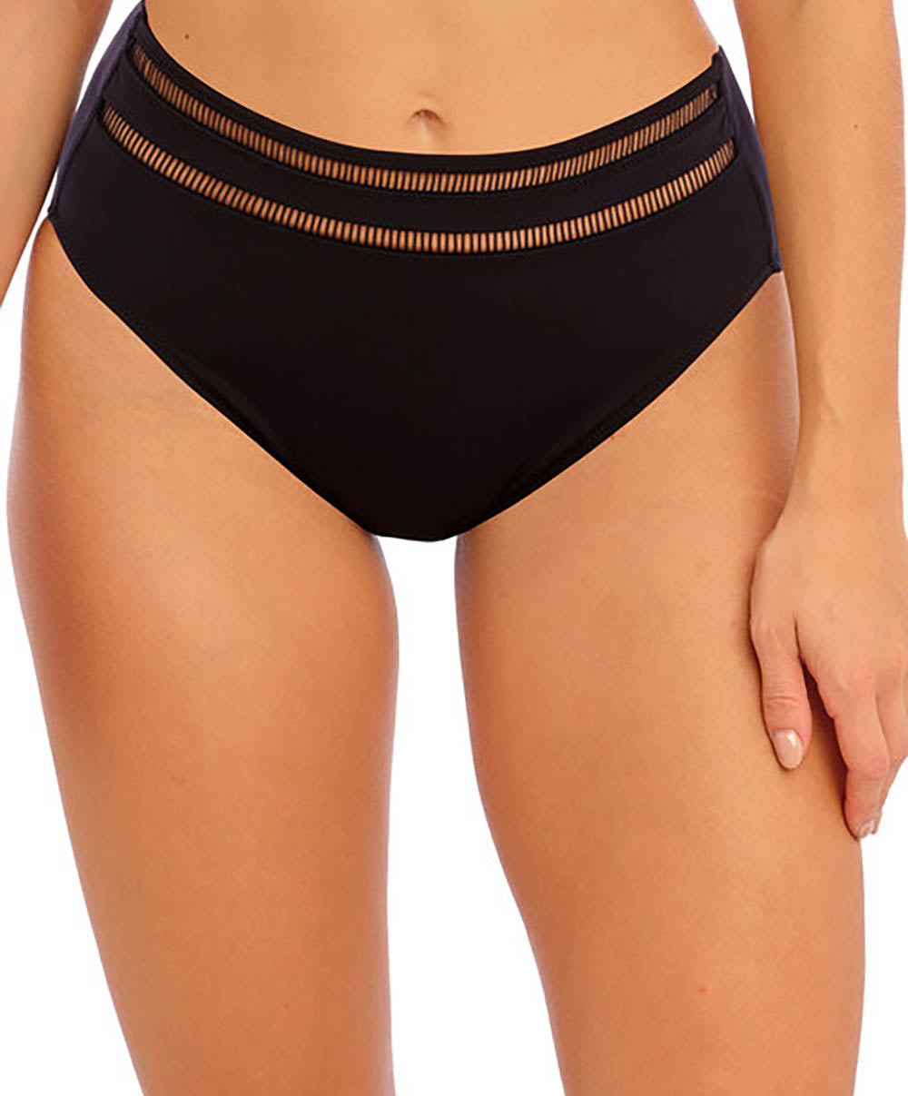 Bas de maillot de bain taille haute Fantasie swim East hampton Noir FS502878-BLK