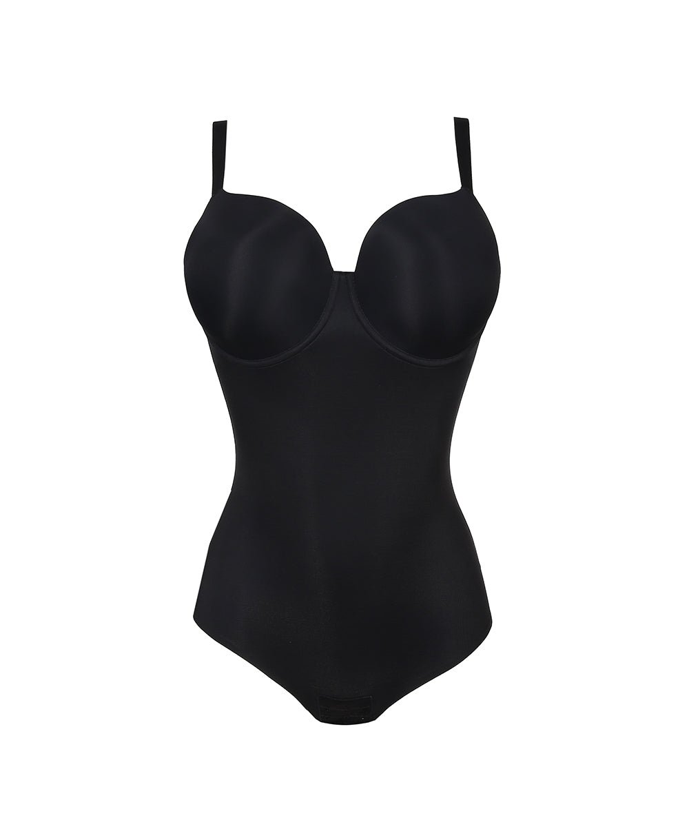 Body bonnets moulés lisses à armatures invisible PrimaDonna Figuras charbon 0463256-CHB