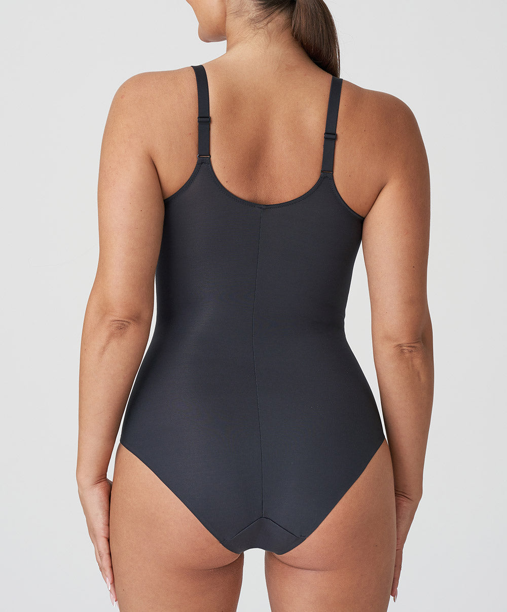 Body bonnets moulés lisses à armatures invisible PrimaDonna Figuras charbon 0463256-CHB