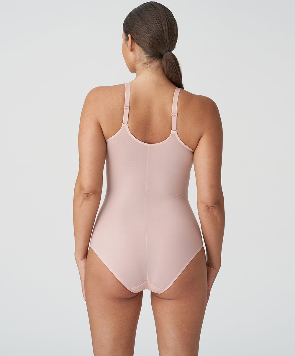 Body bonnets moulés lisses à armatures invisible PrimaDonna Figuras rose poudré 0463256-PWD
