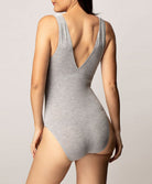 Body décolleté en dentelle Antigel de Lise Charmel Simply Perfect chiné gris ENA6906-CG