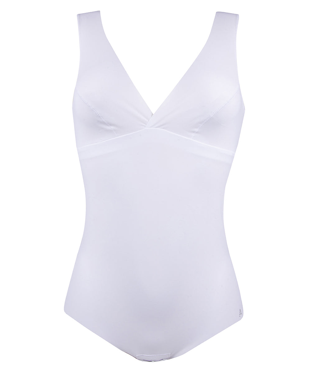 Body gainant sans armatures sans manches Antigel de Lise Charmel Culte Beauté blanc ECH5866-BL