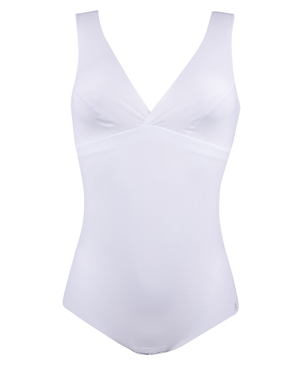 Body gainant sans armatures sans manches Antigel de Lise Charmel Culte Beauté blanc ECH5866-BL