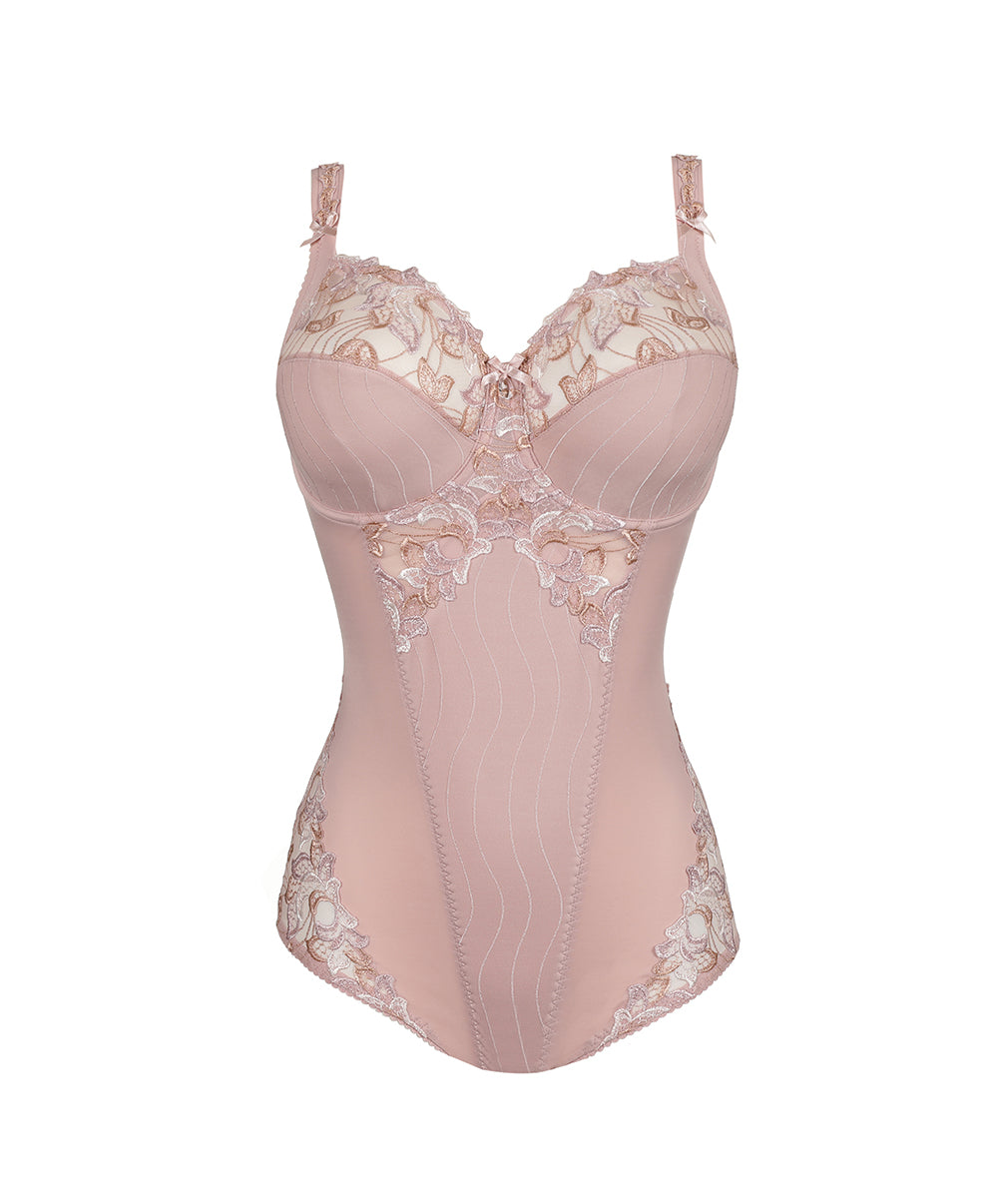 Body sculptant à bonnets emboitants PrimaDonna Deauville vintage pink 0461810-VIP