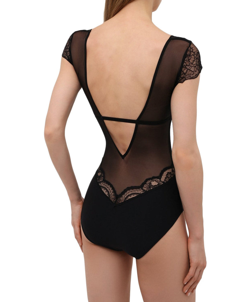 Body sexy Lise Charmel Sublime en Dentelle noir ALH5213-NO