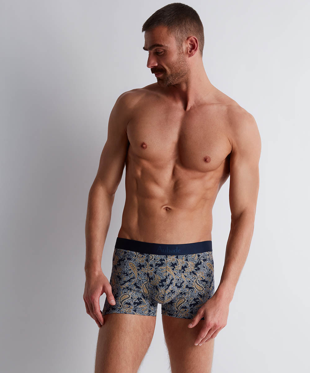 Boxer Aubade Paisley coton biologique GOTS Underwear Aubade Men XB78T/PAIS