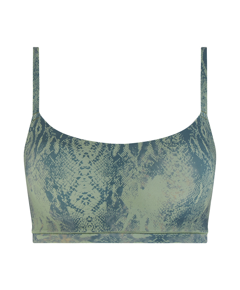 Bralette python à coques bretelles réglables Chantelle Soft Stretch python C11D20-0DQ