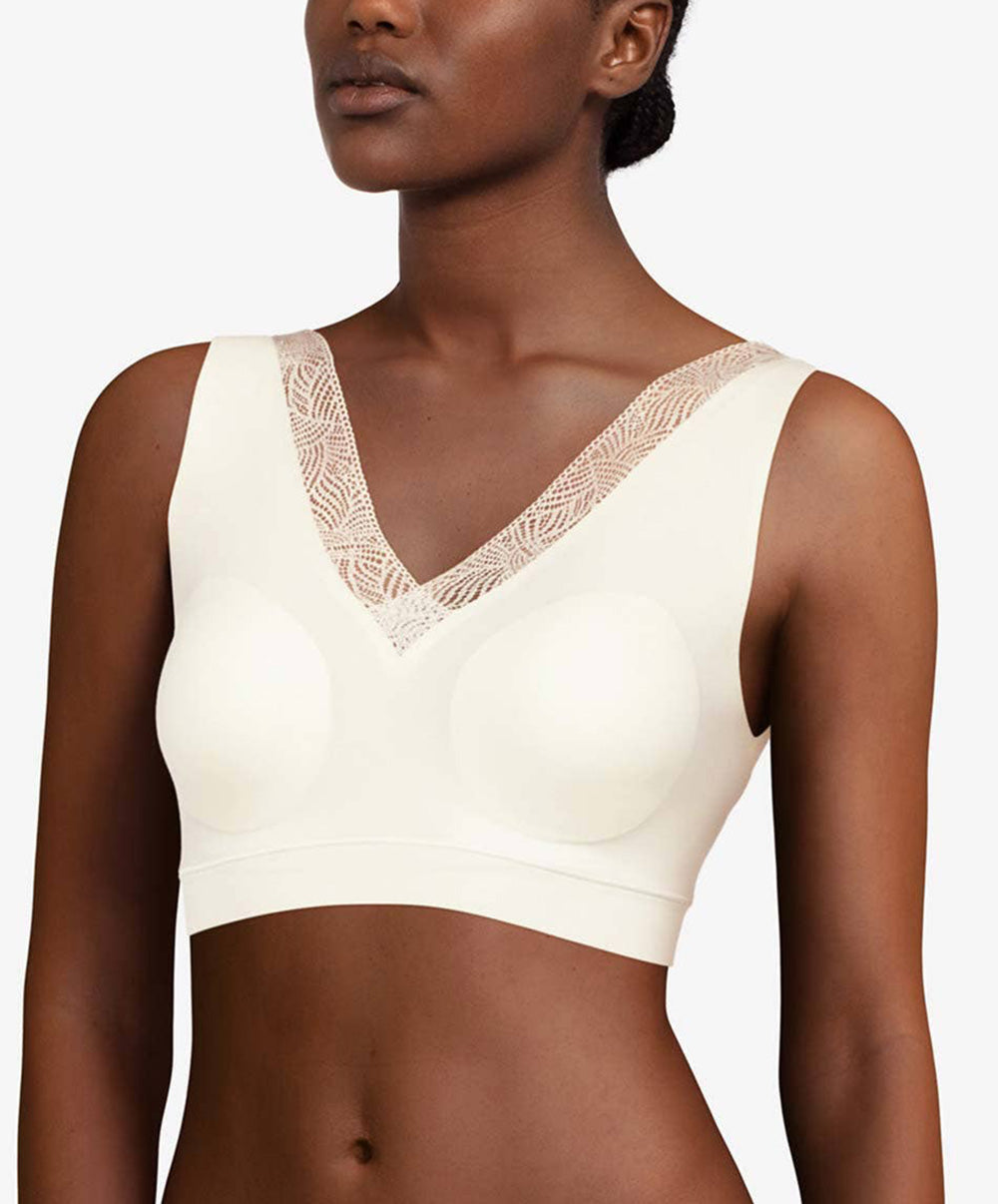 Brassière à coques sans armatures Chantelle Softstretch ivoire C11G60-035 1
