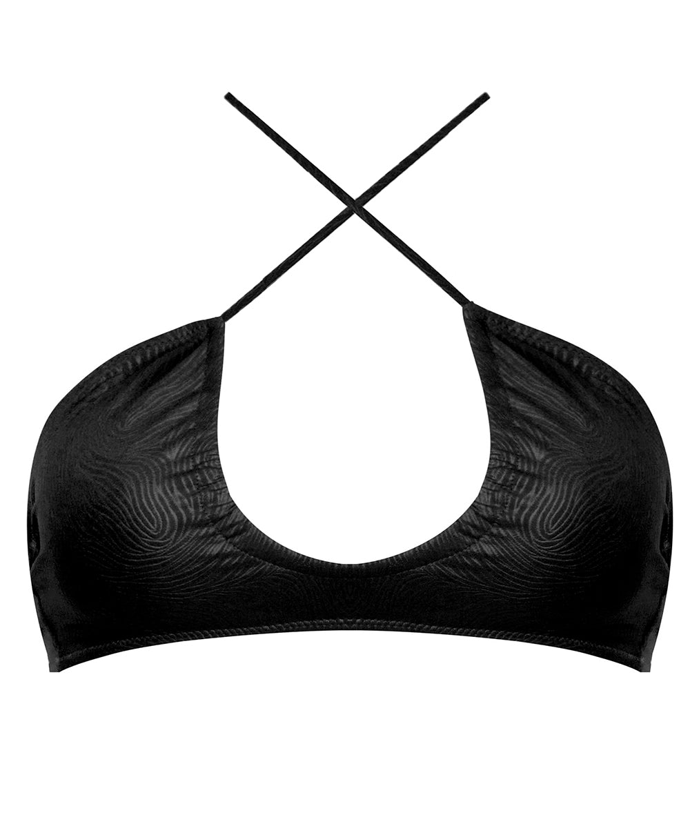 Brassière de bain sans armatures La Muse des Vagues noir Antigel Bain EBB5526-NO 100