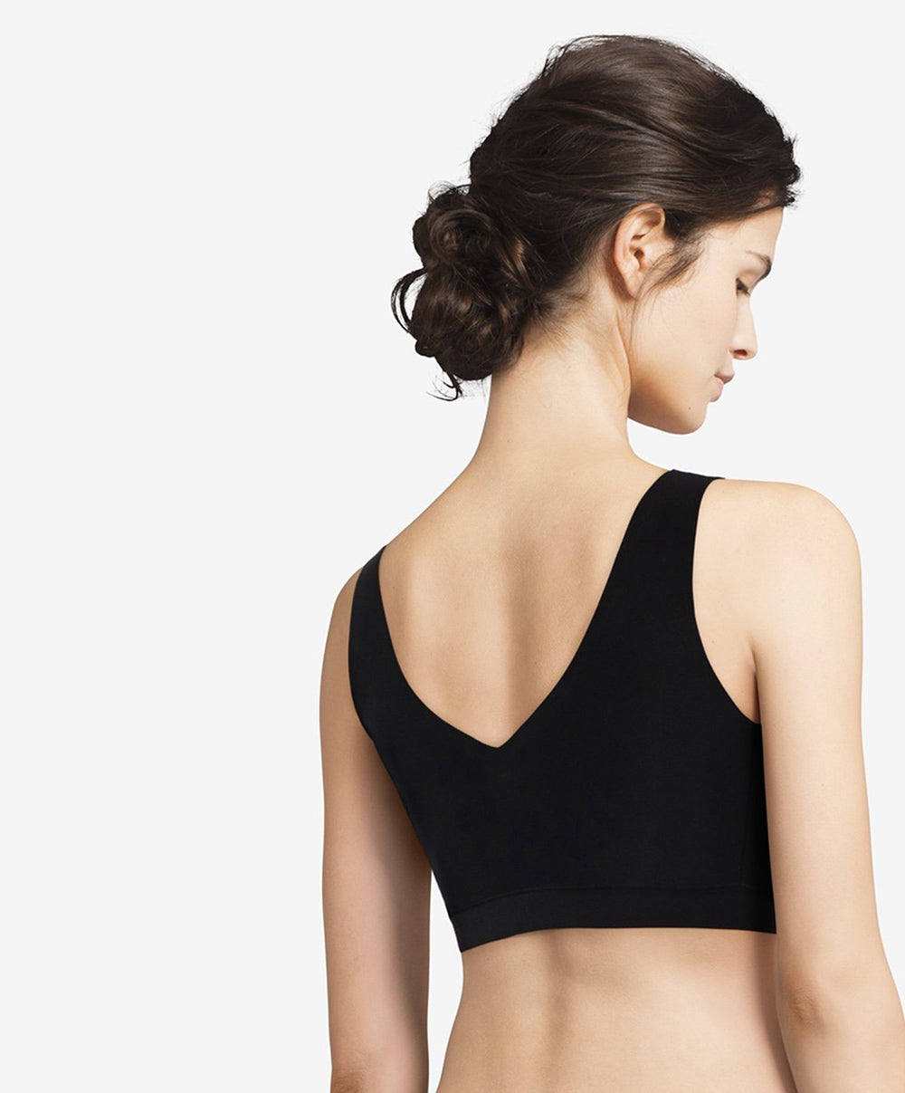 Brassière paddée col V Chantelle Softstretch noir C16A10-011 6