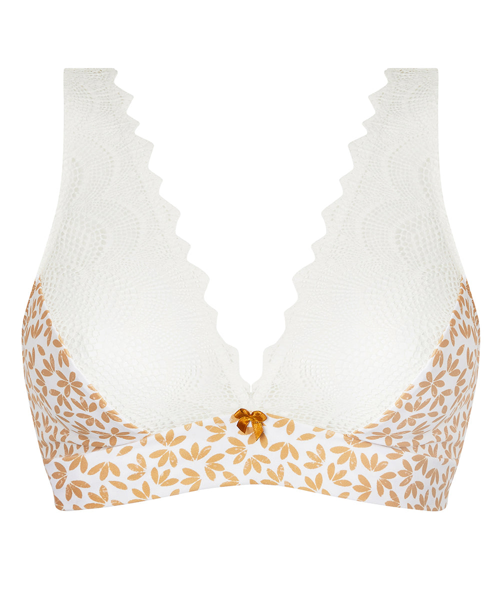 Brassière séduction bralette Antigel de Lise Charmel Crochet Bohème camel ELJ6234-CB