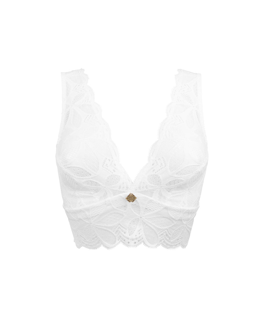 Brassière séduction bralette Antigel de Lise Charmel Stricto Sensuelle blanc ELH6217-BL