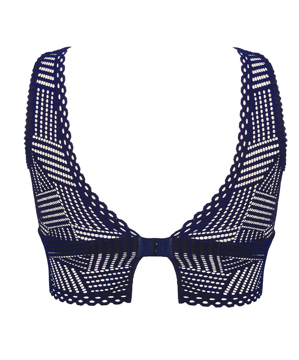 Brassière séduction bralette Antigel de Lise Charmel Tressage Graphic marine ELC6237-TM