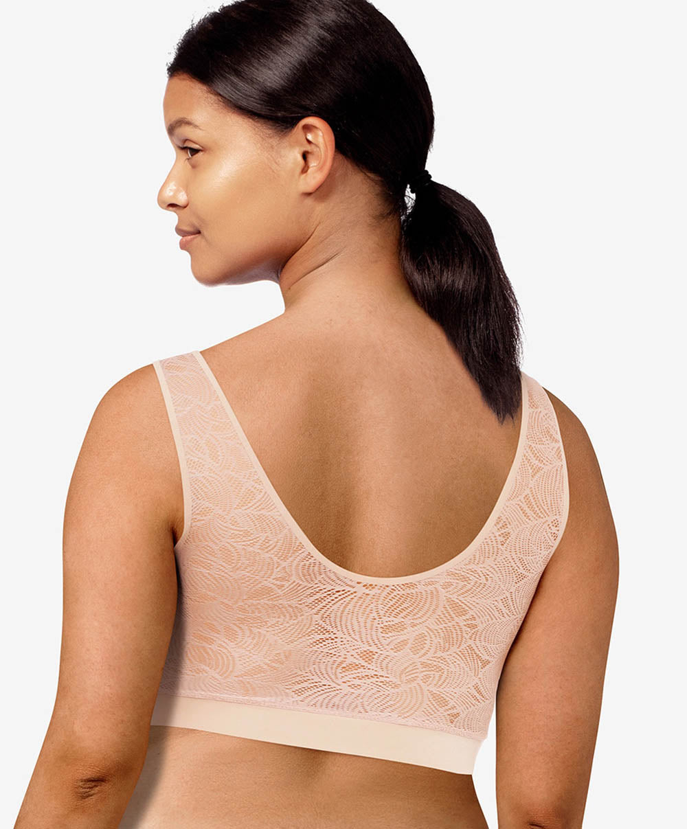Brassière paddée dentelle Chantelle Softstretch beige doré C11G10-01N 1