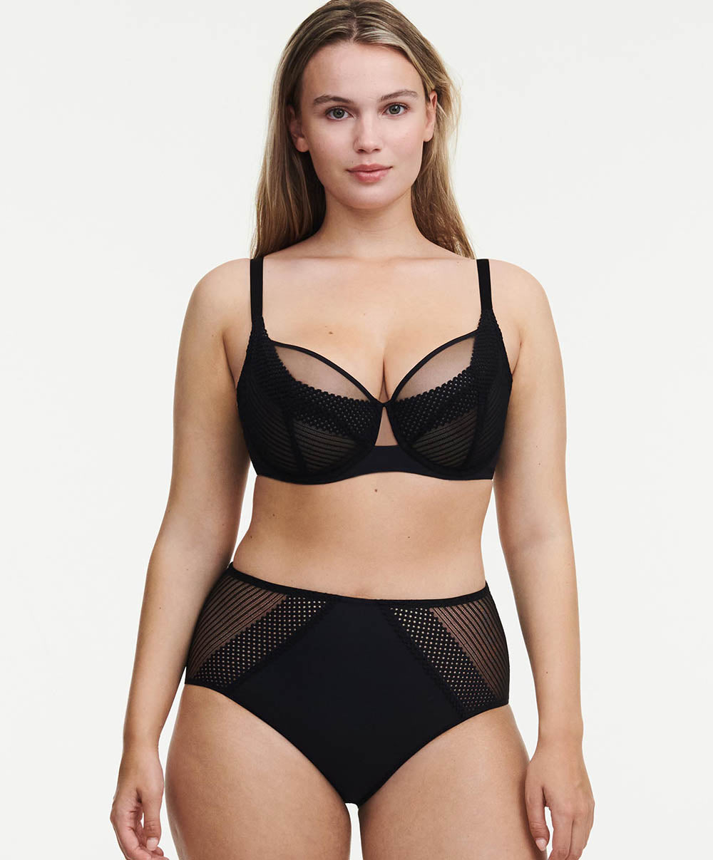 Soutien-gorge armatures très enveloppant Chantelle Play Noir C22AMU-011