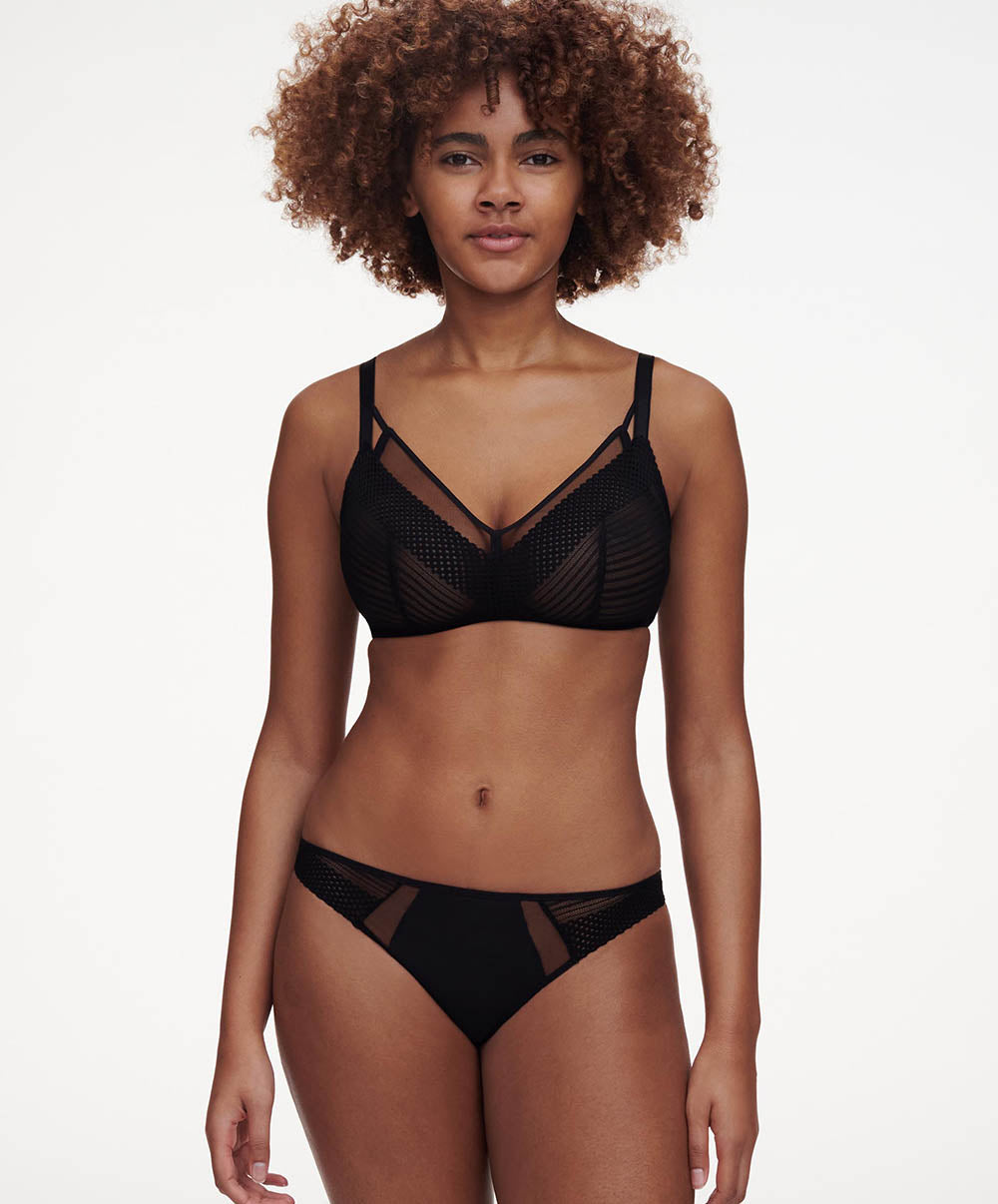 Soutien-gorge sans armatures maintien Chantelle Play Noir C22AP0-011