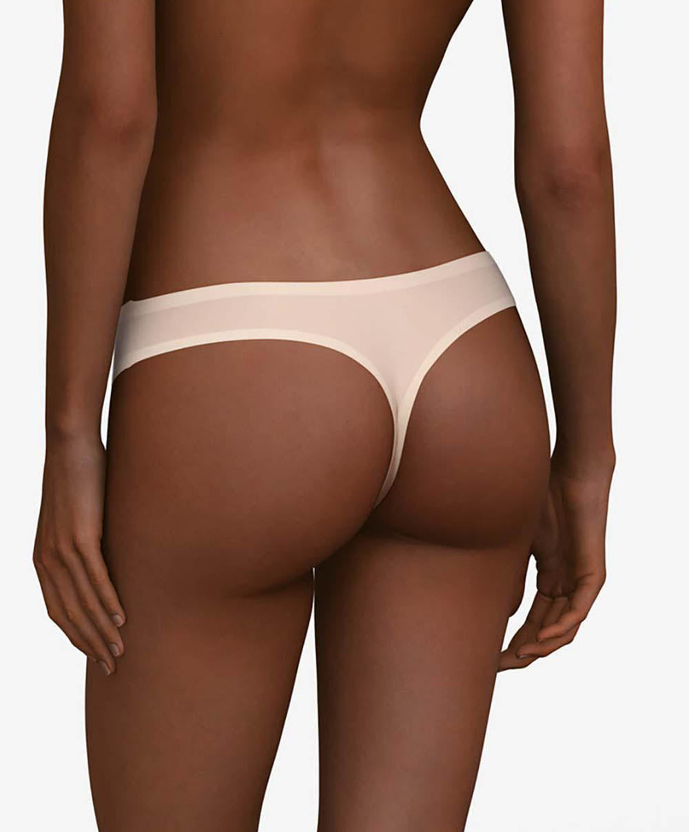 String taille basse Chantelle Softstretch beige doré C26490-01N 5