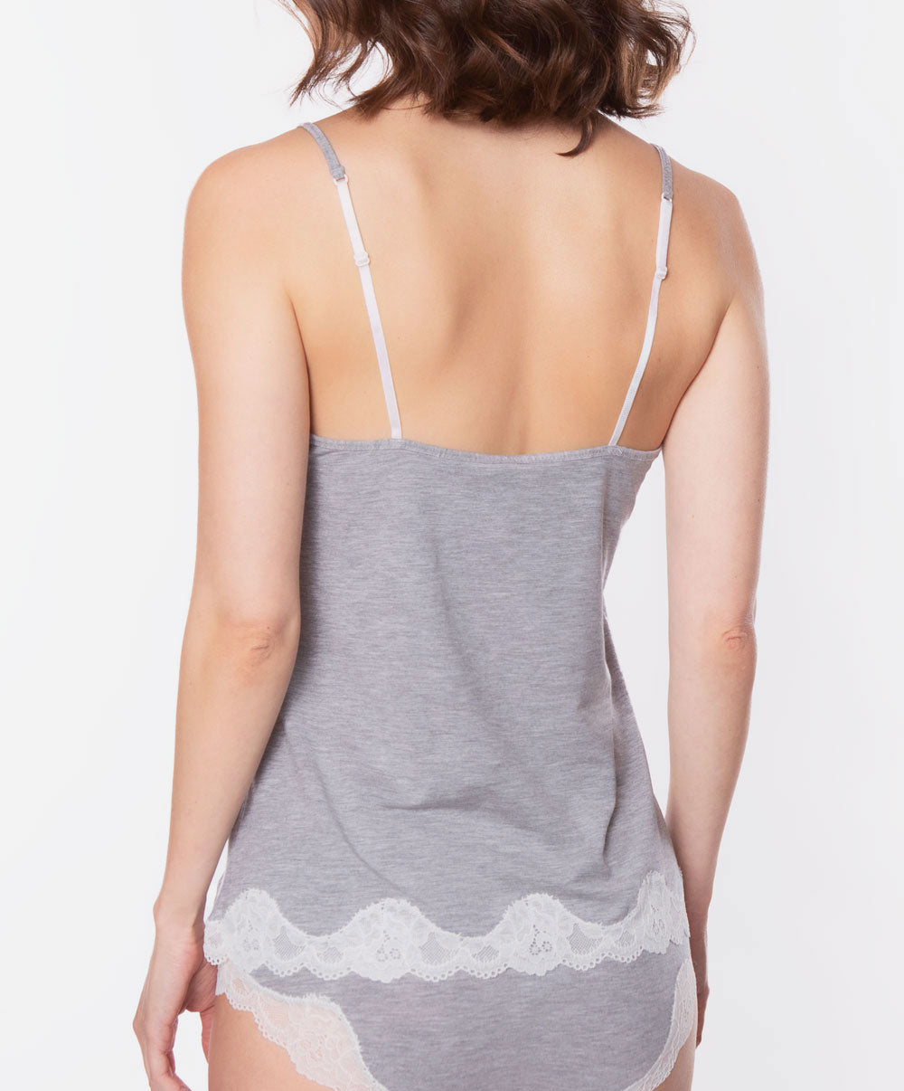 Caraco Antigel de Lise Charmel Simply Perfect chiné gris ENA5006-CG