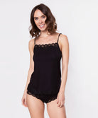 Caraco Antigel de Lise Charmel Simply Perfect noir ENA5006-NO face