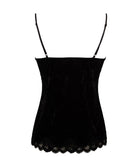 Caraco en velours Antigel de Lise Charmel Velours en Fête noir ELH4236-NO