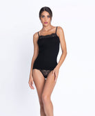 Caraco laine et soie "Bien-être" Lise Charmel Plaisir Caresse noir ANJ9310-NO