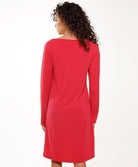 Chemise en viscose et dentelle rouge cerise Lingadore Lingadore nightwear 7605-164-CERI