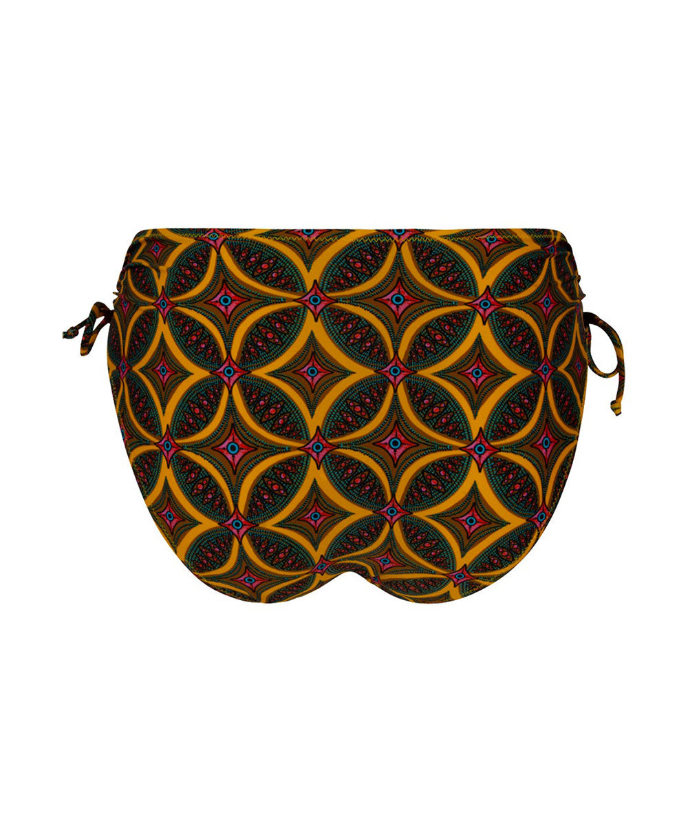 Culotte de bain à coulisses La Muse Africa jaune Antigel Bain FBB0656-JA