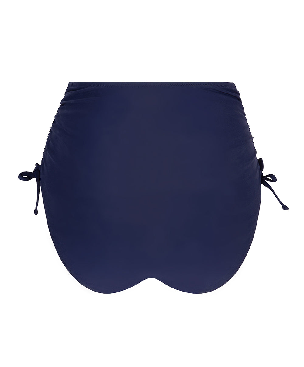 Culotte de bain rétro taille haute La Chiquissima marine Antigel Bain EBB0214-MM 4