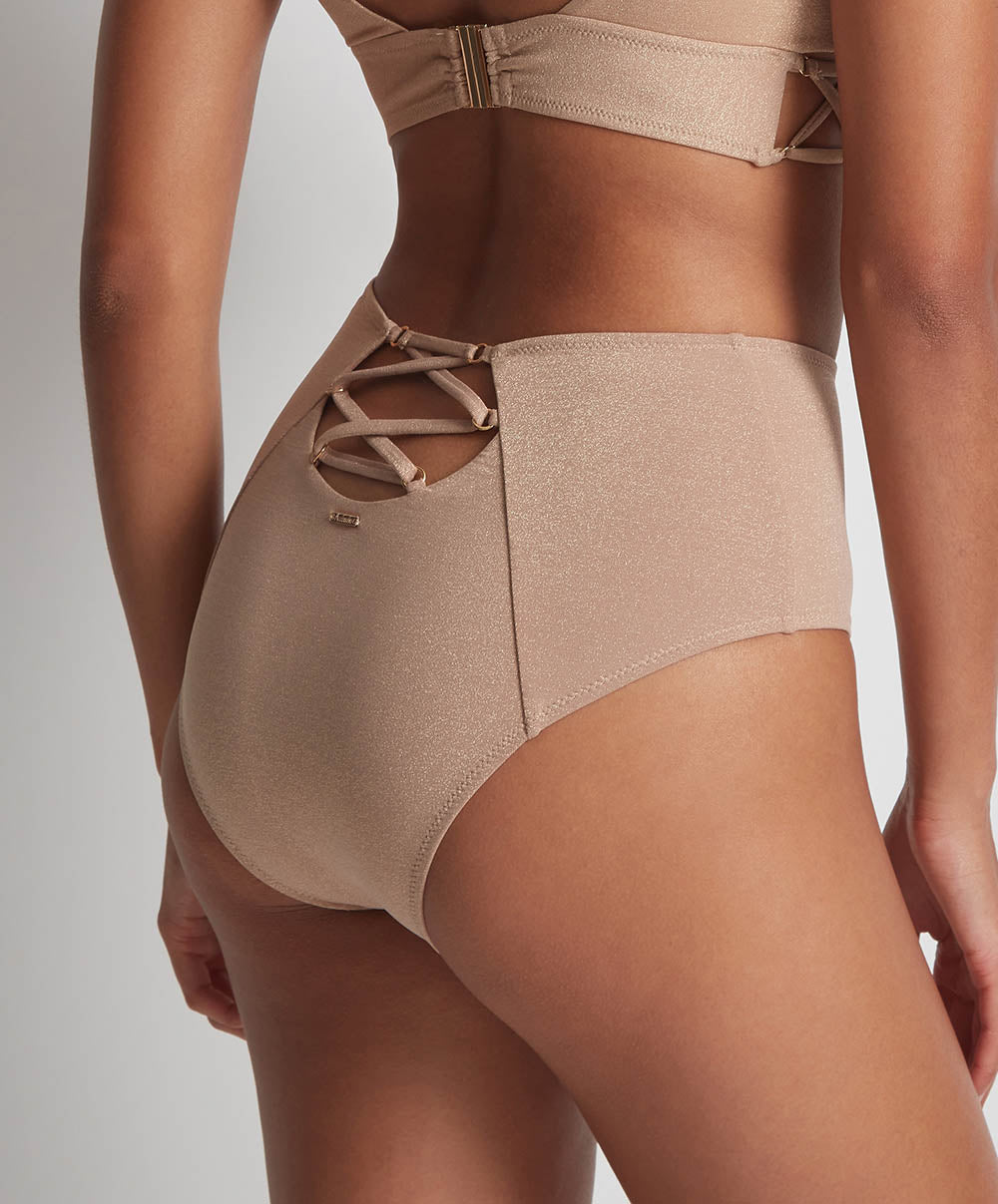 Bas de maillot culotte haute Aubade Bain Summer glow Sunlight LY24-SUNL