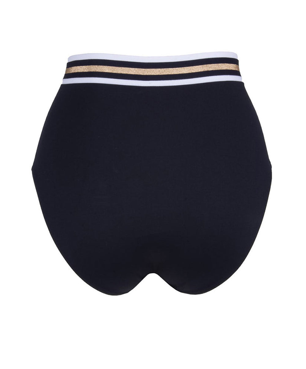 Culotte de bain rétro taille haute Lise Charmel bain Énergie Nautique encre ABA0235-EN fashion