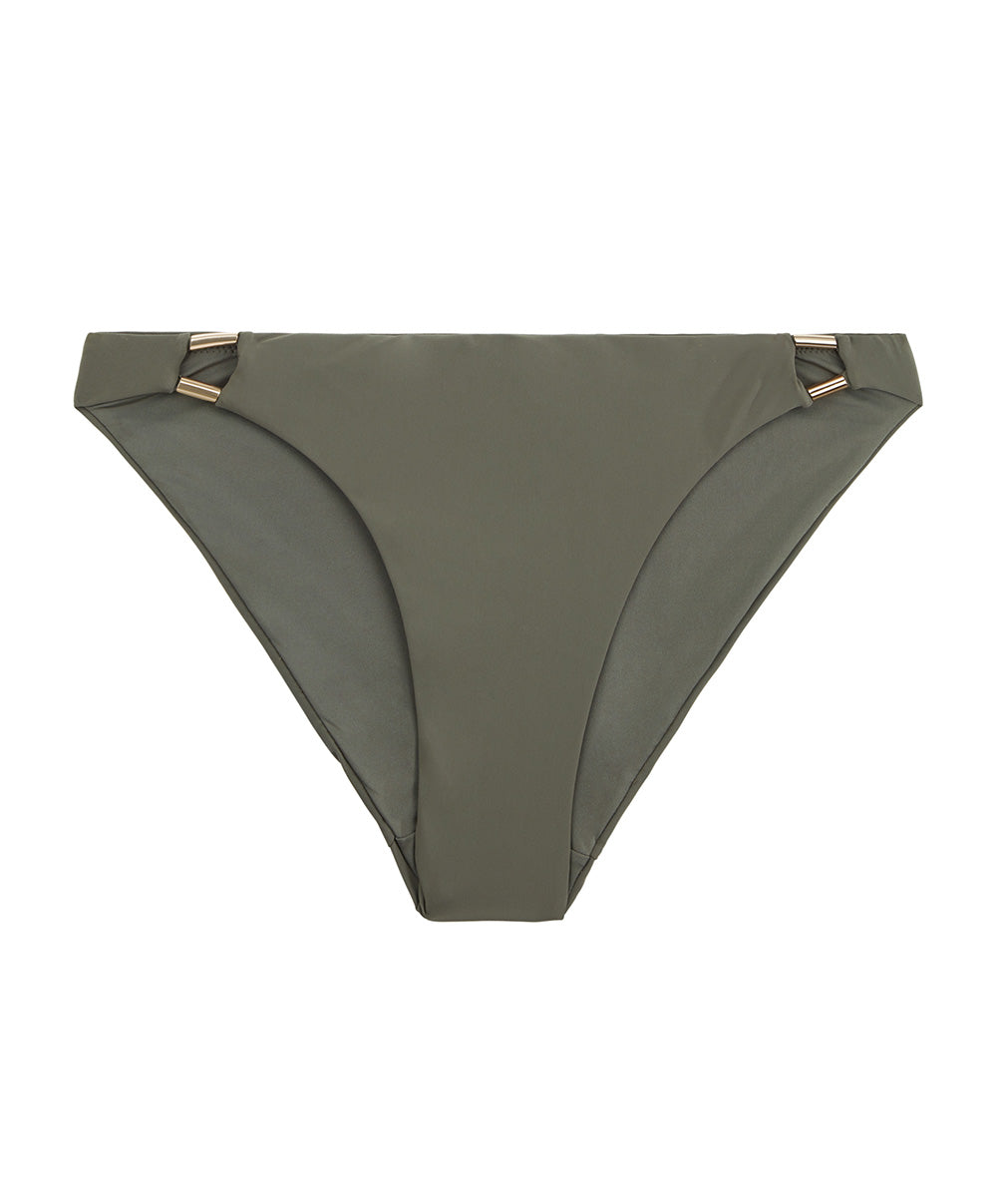 Culotte maillot de bain brésilienne Aubade Bain Beach Escape kaki LS22-KAKI