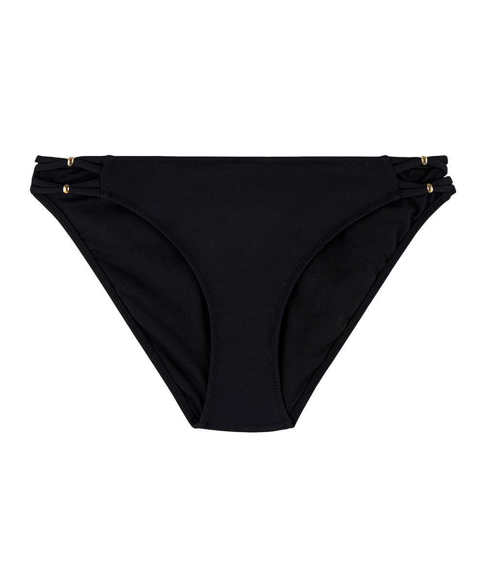 Culotte maillot de bain brésilienne Aubade Bain Secret Laguna noir 2T22-NOIR