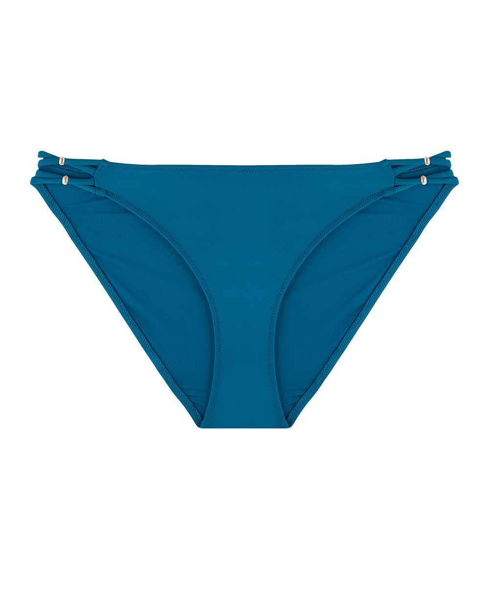 Culotte maillot de bain brésilienne Aubade Bain Secret Laguna teal bleu canard 2T22-TEAL