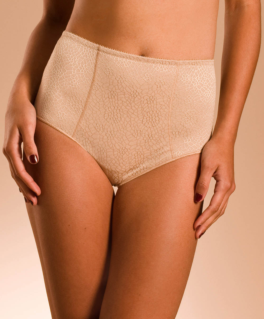 Culotte haute grande taille Chantelle C Magnifique nude C18930-0WU