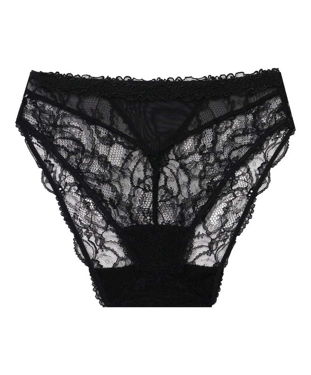 Slip haut Lise Charmel Soir de Venise noir ACA0303-NOIR