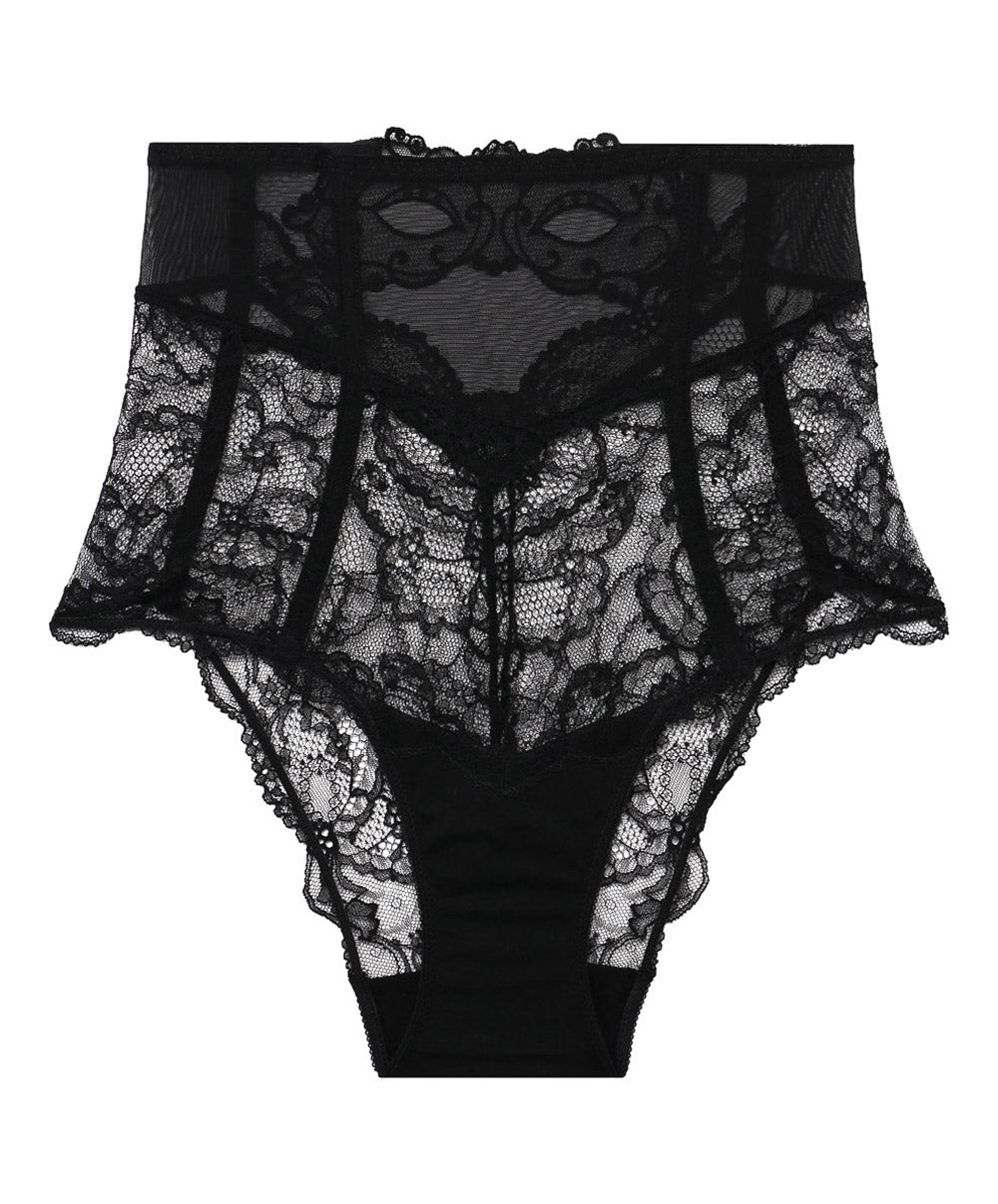 Culotte gainante haute Lise Charmel Soir de Venise noir ACA0603-ND