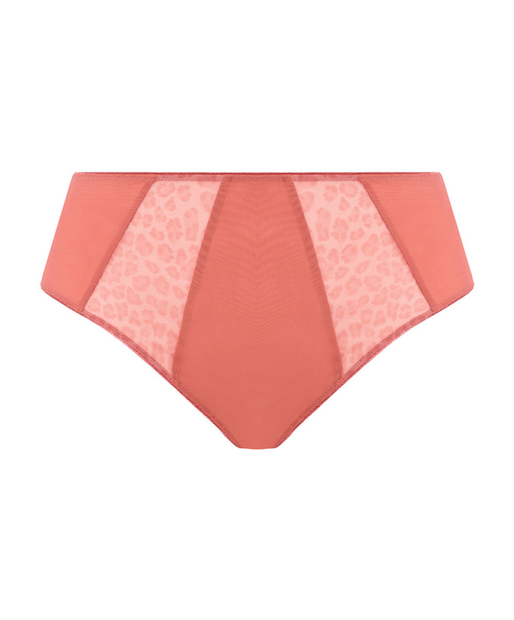Culotte haute grande taille Elomi Matilda rose léopard EL8908-ROO