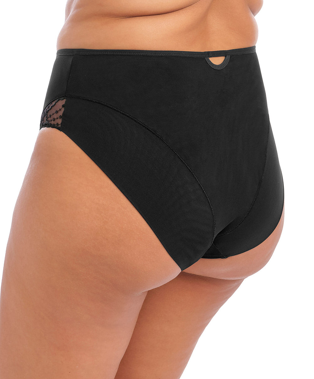 Culotte haute grande taille Elomi Priya noir EL4555-BLK