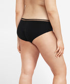 Culotte menstruelle graphique forme shorty Chantelle Chantelle Life noir C16L40-011
